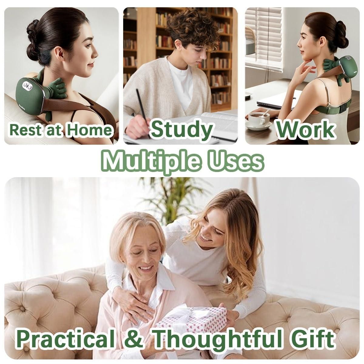 Portable Long Rechargeable Kneading Neck - Rechargeable - Best Quality & Value