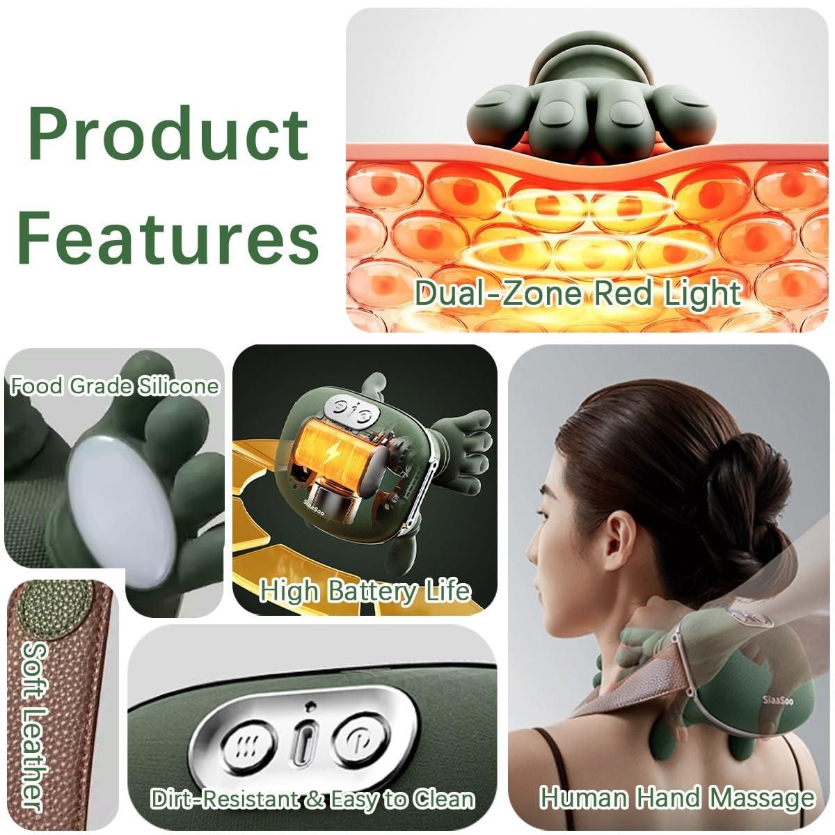 Portable Long Rechargeable Kneading Neck - Rechargeable - Best Quality & Value